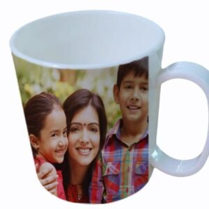 premium 250 ml white polymer sublimation mug – custom photo logo printing